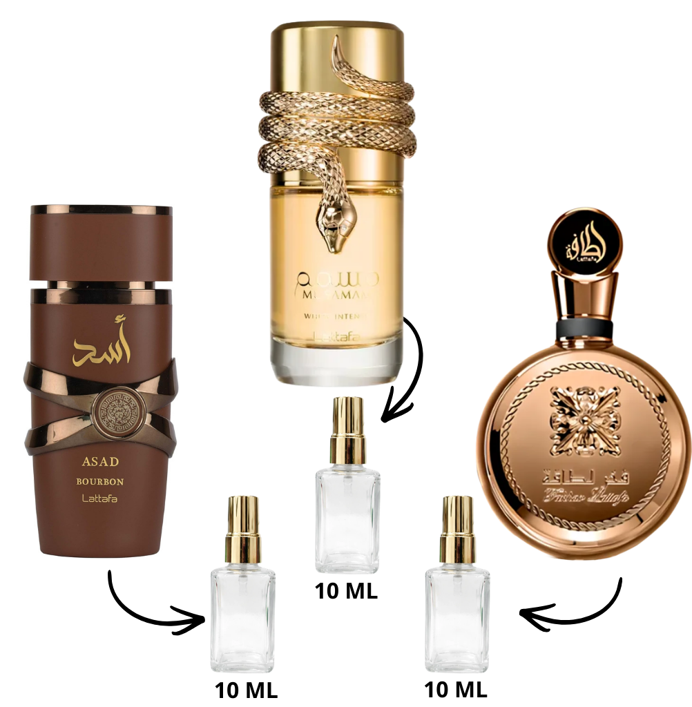 3 Amostras Grátis 10ML